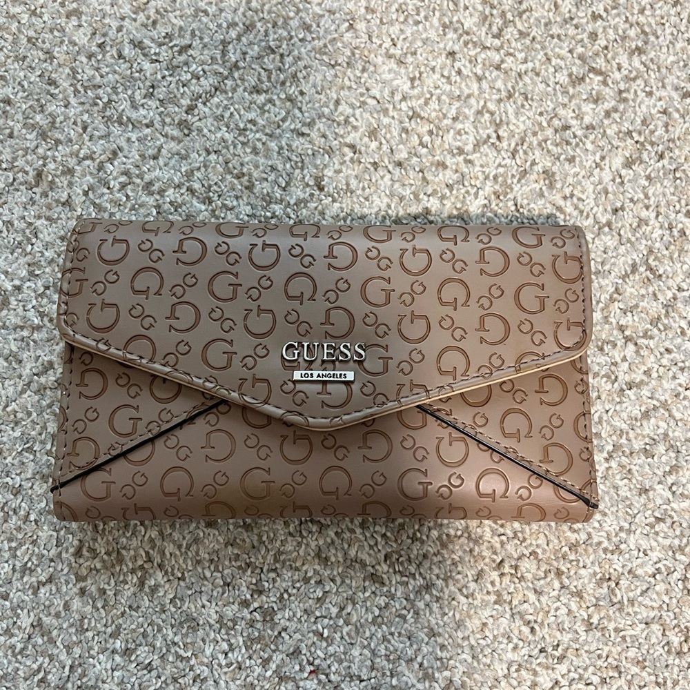 Guess Brown Logo Wallet